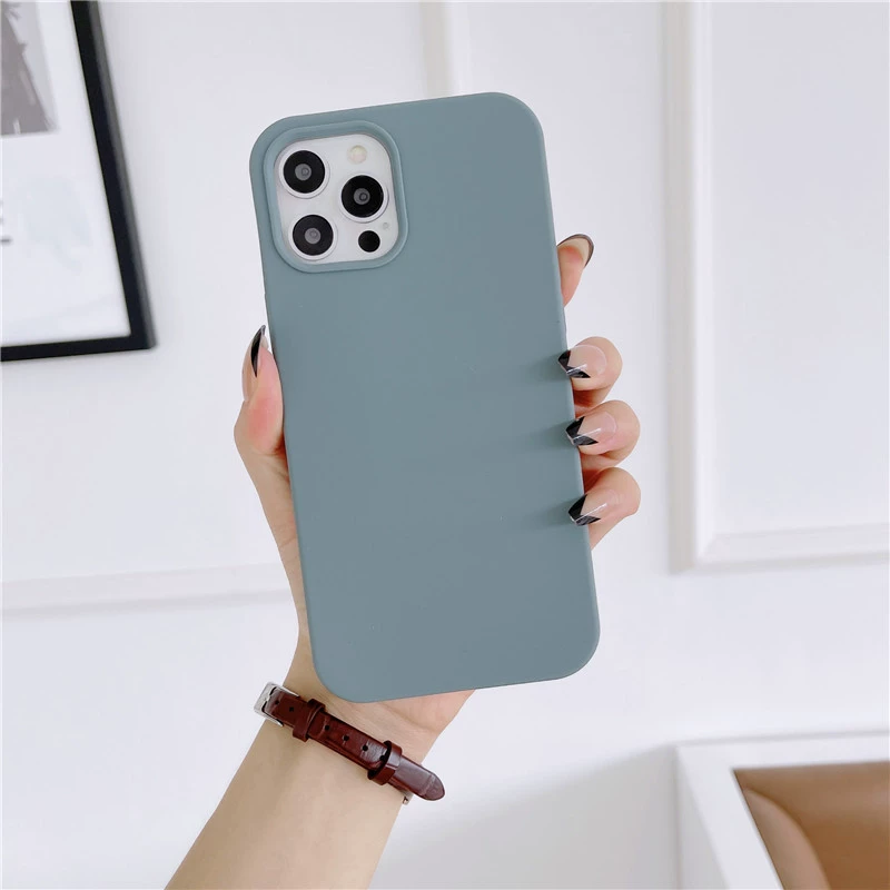 Силиконовый чехол Apple iPhone 12 Pro Max совместимый, мягкое матовое покрытие, многоцветные варианты