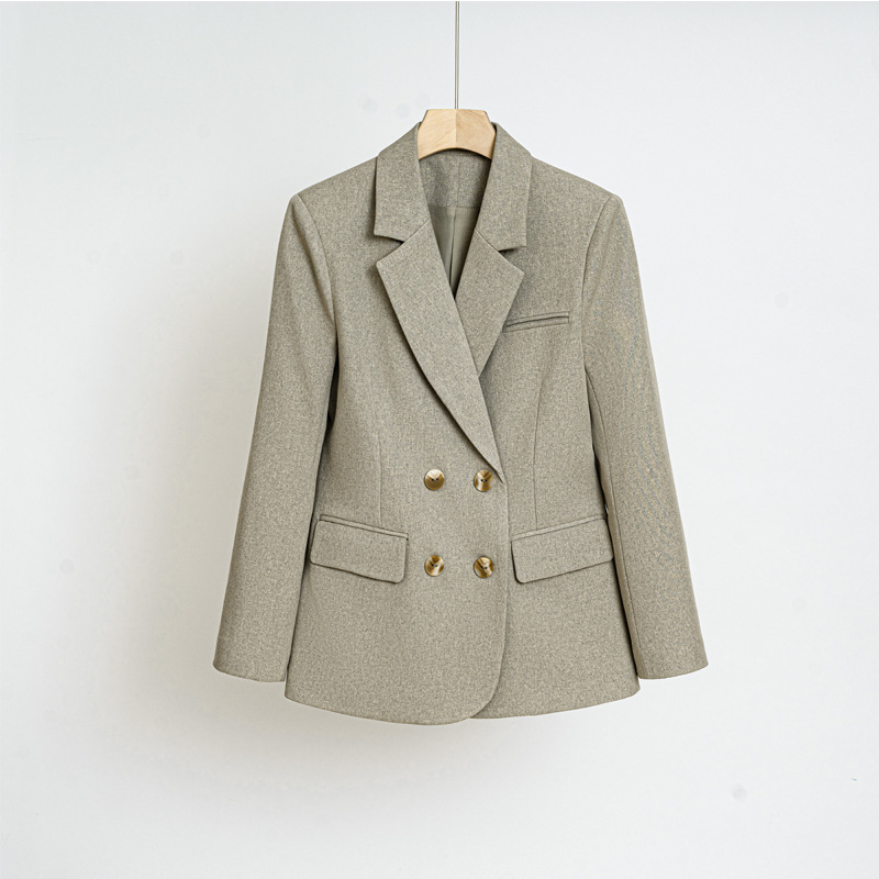 Cross-border Korean-style High-end Sense Small Suit Jacket Women's Spring and Autumn New Slim-fit Elegant Casual Small Suit Top