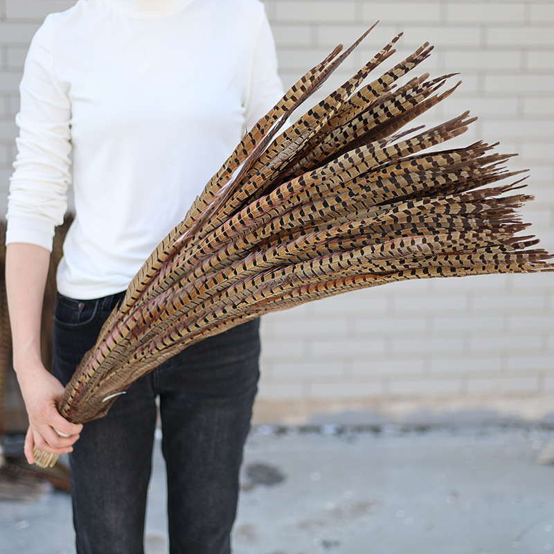 Mayorista 15 - 100cm plumas de cola de pollo de montaña, plumas de gato, plumas de gallo de montaña, plumas de gallo de Beijing, plumas de gallo salvaje
