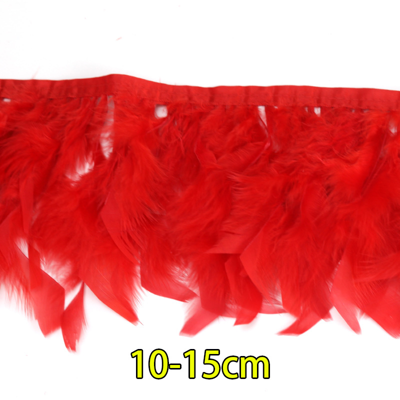 Plumas rojas al por mayor boda jardín de infantes diy plumas hechas a mano pieles de pavo pendientes de plumas de ganso accesorios accesorios de ropa image 37