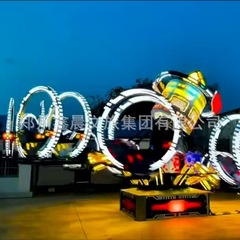2025新款游乐设备极速光轮游乐园公园商场户外游乐设施