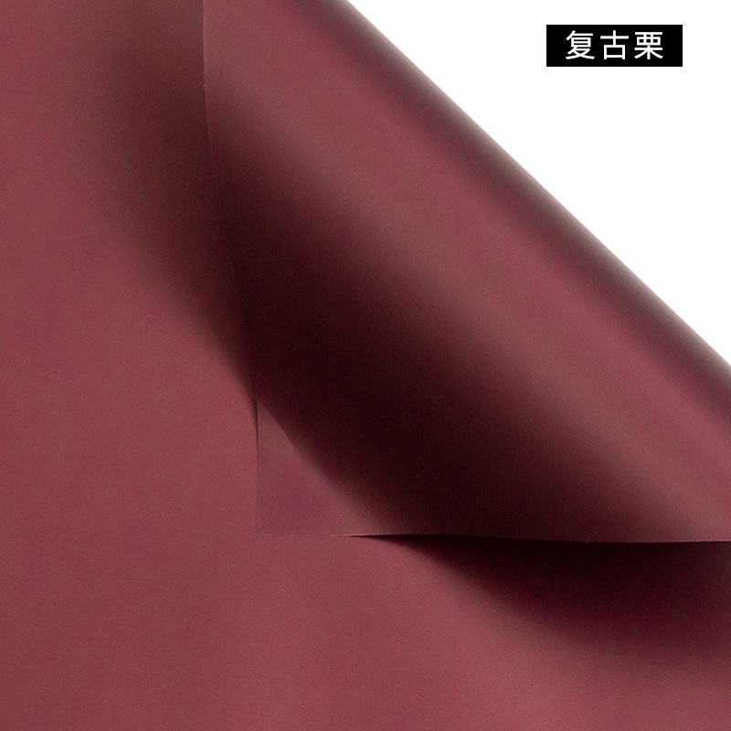 Papel de embalaje de ramo, papel de regalo de papel Ouya de dos colores, papel de regalo de flores, papel de bricolaje floral, papel de embalaje, papel de flores Han Su