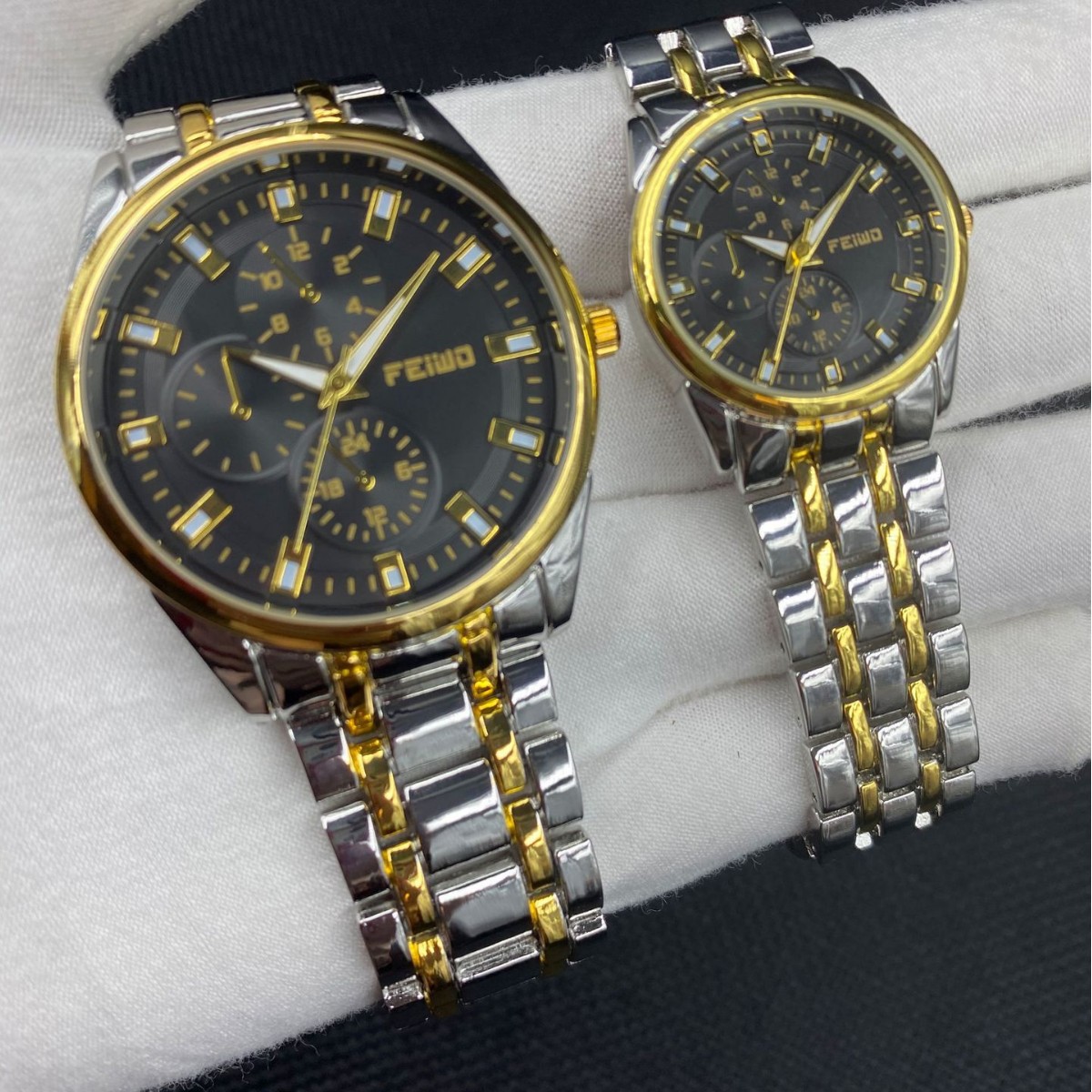 Feiwo Couple Watch Wholesale Business Fashion Men's and Women's Watch Luminous Table Promotion Table Gift Table Men's Watch