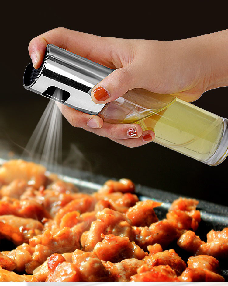 Cam Yağ Şişesi Ev Kullanımı Basınçlı Sprey Kontrollü Yağ Şişesi Mutfak Spray Yağ Şişesi Barbekü Yağ Şişesi Soy Sosu Sirke Baharat Şişesi