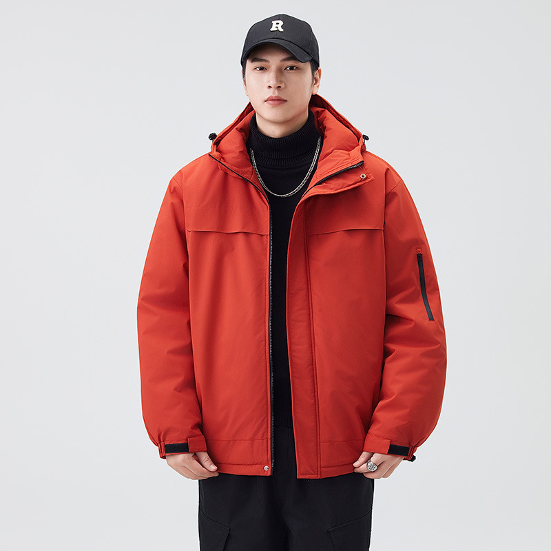 2025 Winter Jacket All-In-One Cotton Jacket for Men and Women, Warm and Thickeneded Outdoor Sports Windproof and Waterproof Work Jacket