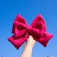Rose red double layer thickened bow [25*20cm]