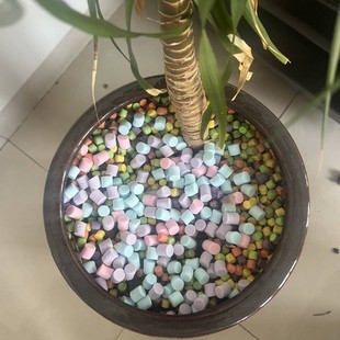 Foam Colorful Succulent Flower Pot Decoration Plant Flower Pot Ornaments Flower Pot Foam Decoration Small Flower Pot Decoration Bag