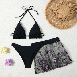 比基尼;连体泳衣;三件套泳装