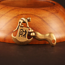 手工黄铜斧子钥匙挂件地摊货创意猴子财福斧头铜金属汽车钥匙配件