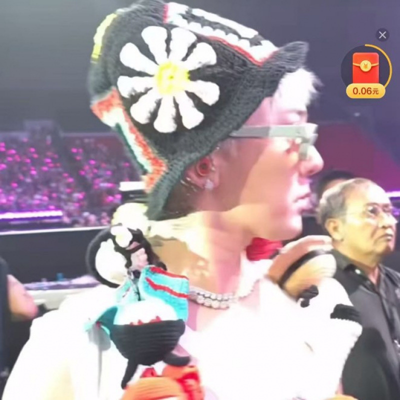 Quan Zilong フィリピンコンサート手作りニット帽子パーソナライズされたデイジーニット帽子|undefined