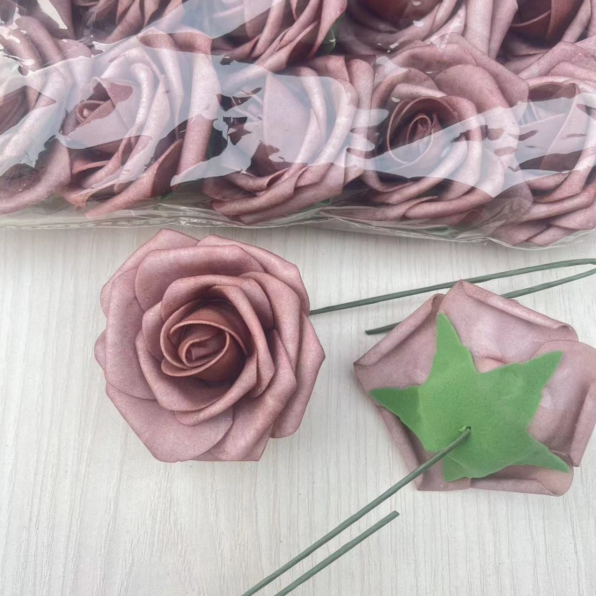 Polvo viejo poco profundo teñido