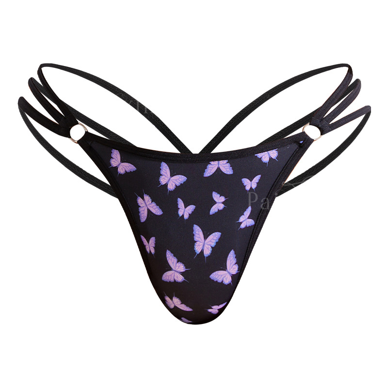 Dazzling purple butterfly (black background)