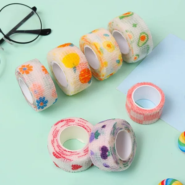 Student Writing Finger Protection Bandage, Cute Self-Adhesive Finger Joint Protective Cover, Anti-Wear Callus Finger Elastic Tape