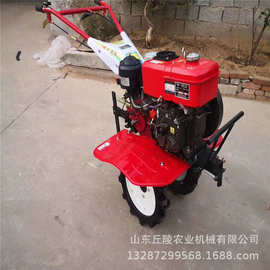 手推式小型家用新式农用机械开荒图片链轨螺旋刀微耕机柴油打田机