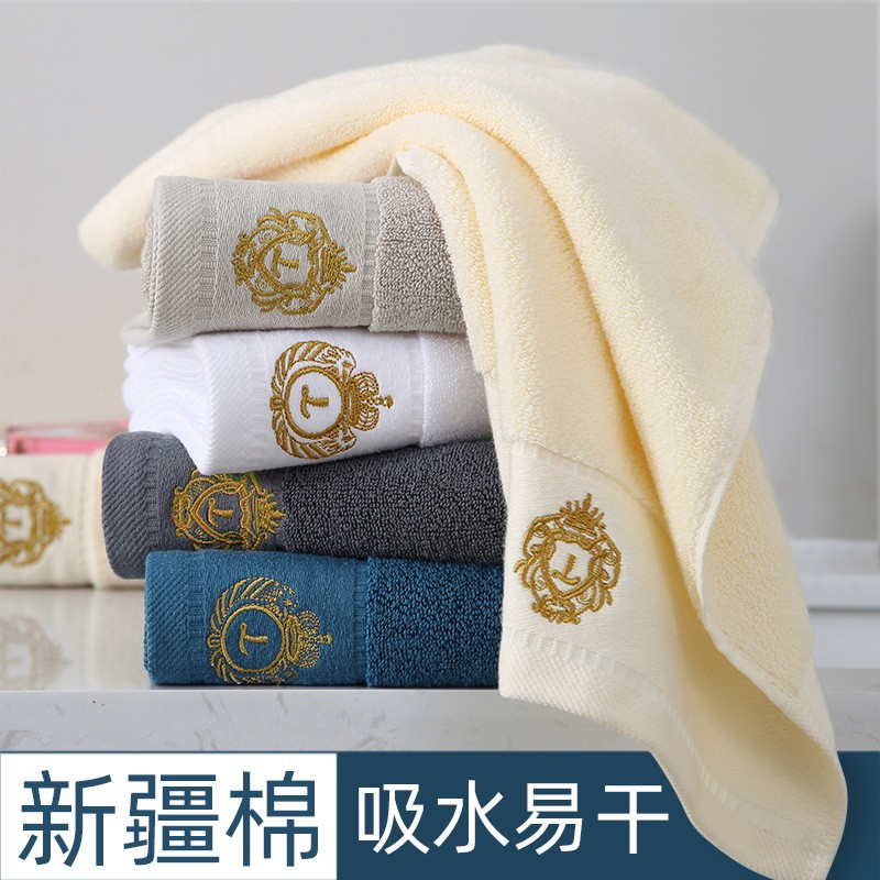 Soft Hotel Towels Full Cotton Wholesale Wedding Gift Box Set Pure Cotton Face Towels Ad LOGO Custom Towels