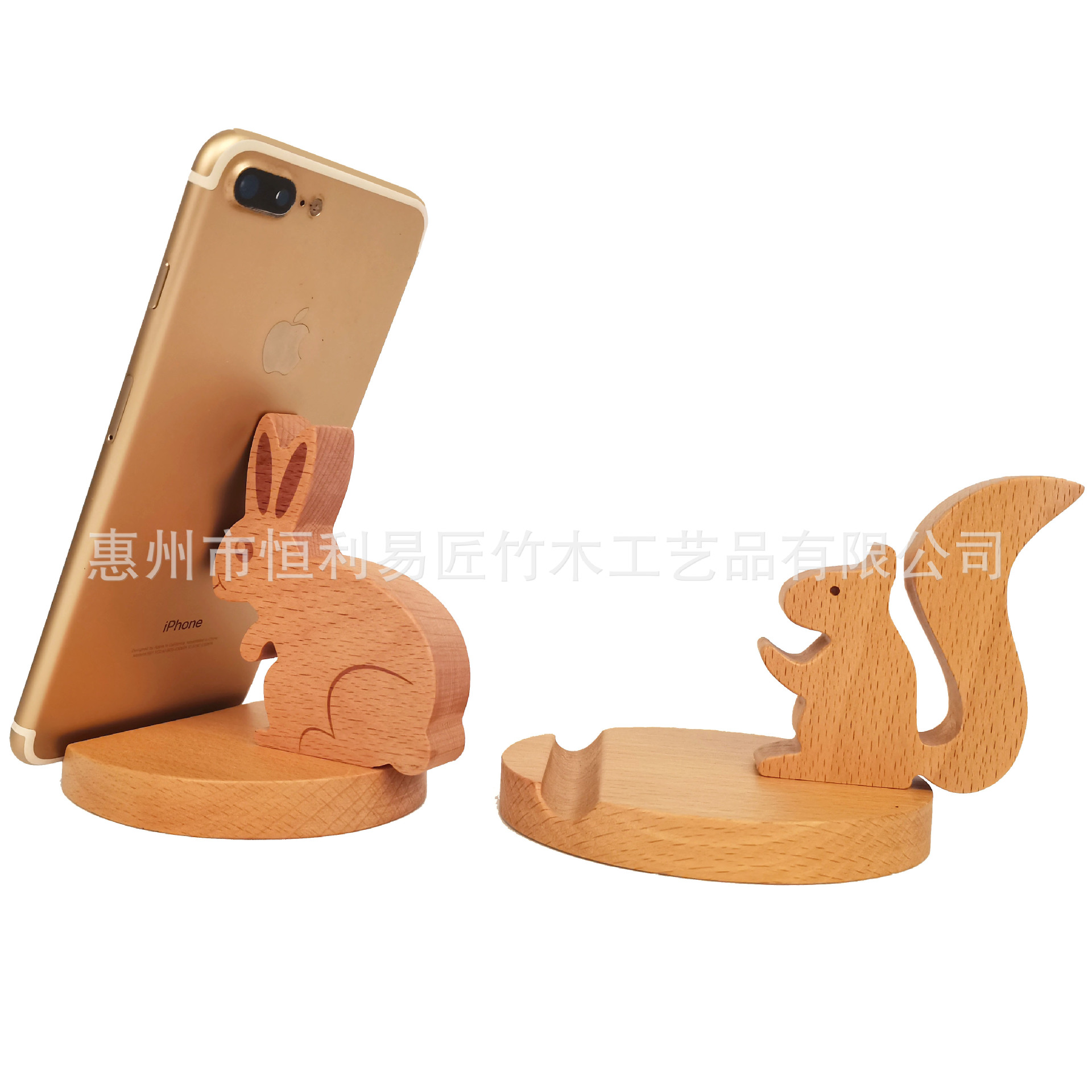 Year of the Rabbit Gift Cartoon Animal Mobile Phone Holder Company Creative Tablet Stand Lazy Desktop Base Laser LOGO