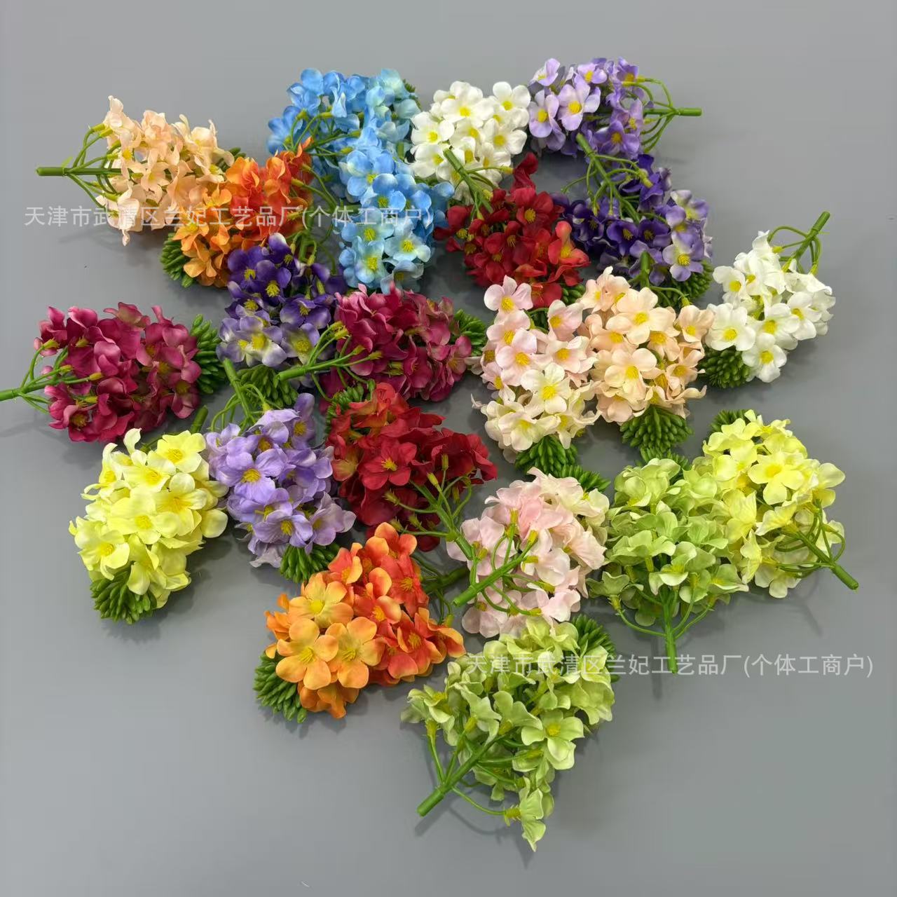 Simulación de jacintos de lavanda, flores de colza, flores de horquilla, flores de bricolaje hechas a mano, flores de boda, flores de pared, flores decorativas image 2