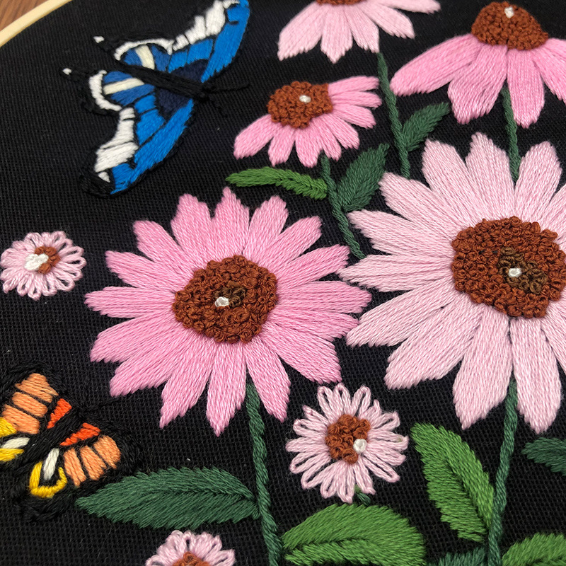 Suzi bordado original-bordado europeo hecho a mano Kit de tela Junior novato bordado creativo hecho a mano paquete de material de bricolaje