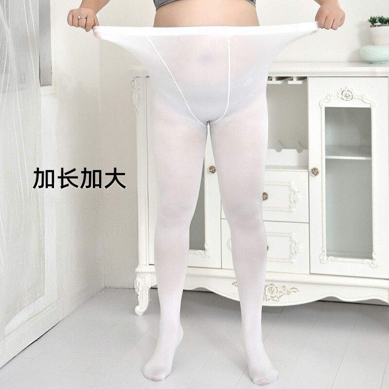 120D double-sided crotch velvet white pantyhose widened to increase the long fat girl mm200 Jin pseudo Niang spring and autumn 120D double-sided crotch velvet white pantyhose widened to increase the long fat girl mm200 Jin pseudo Niang spring and autumn