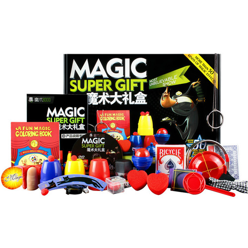 Magic props for children's day, primary school student toy gift box set, magic transformation bag for boys and girls, high-end and impressive