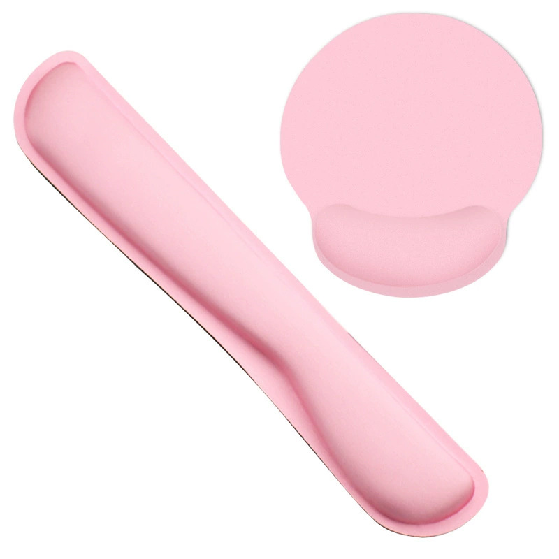 Alfombrilla de ratón de espuma viscoelástica de goma Amazon, almohadilla de muñeca antideslizante para oficina, almohada de descanso para manos con teclado de rebote lento