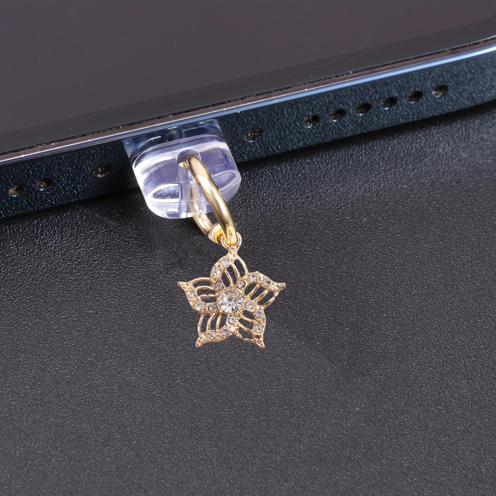 Sınır ötesi Etsy metal kare kuğu kelebek küçük çiçek fiyonk kombinasyonu alaşımlı kolye toz tıkacı kişiselleştirilmiş stil.