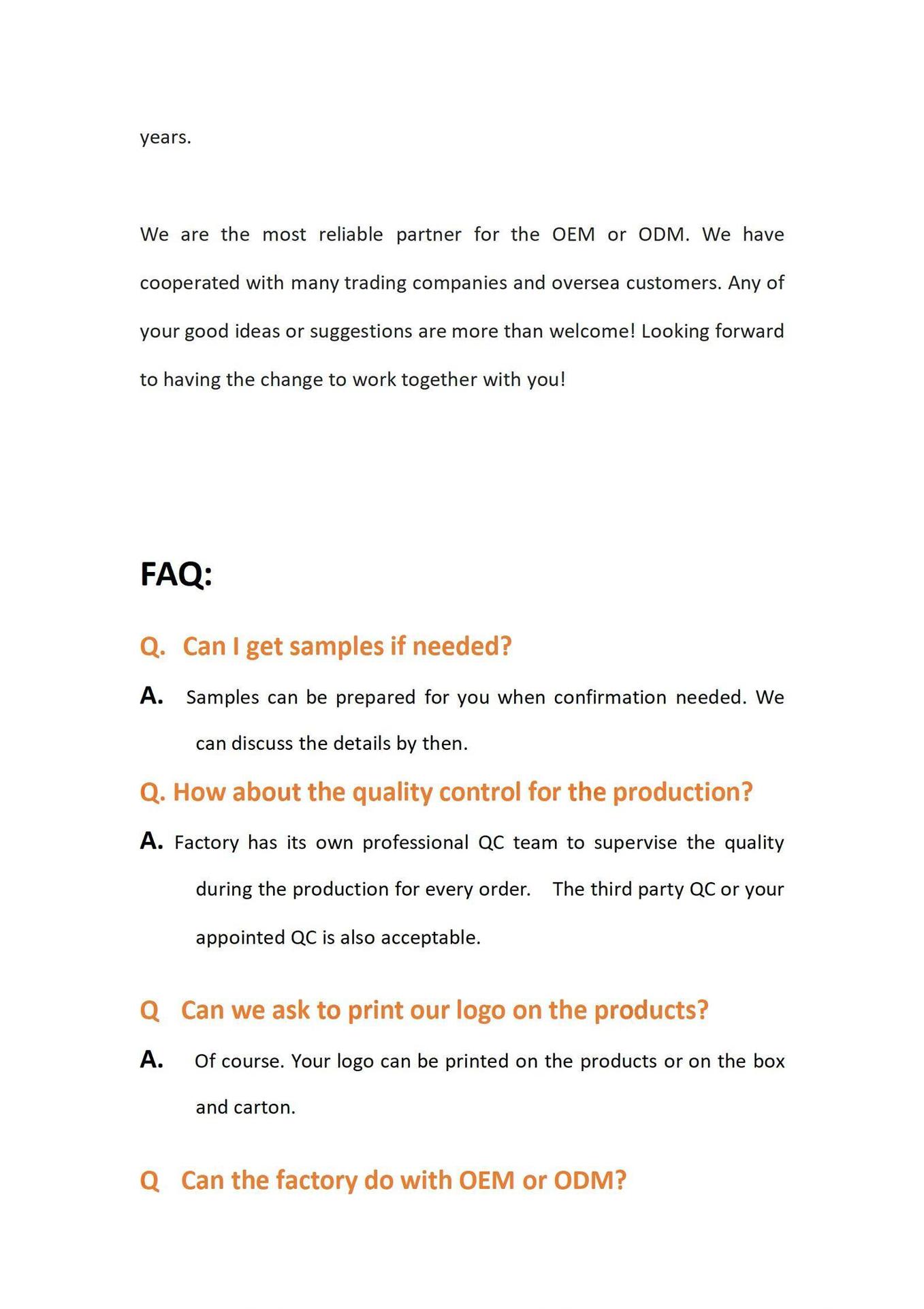 GH Company Profile  and  FAQ 简