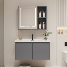 工程款蜂窝铝合金浴室柜陶瓷一体盆组合民宿酒店洗手台洗脸洗漱盆