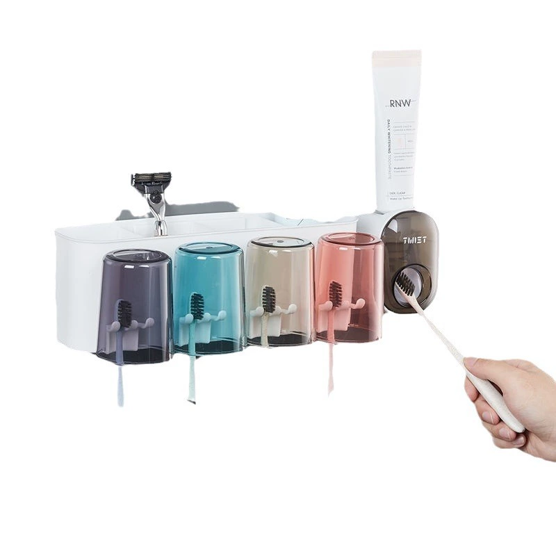 Toothbrush, wall mouthwash