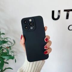 越境純色iPhone17Promax用スマホケース、越境iPhone15、日韓ins14/13、欧米16対応