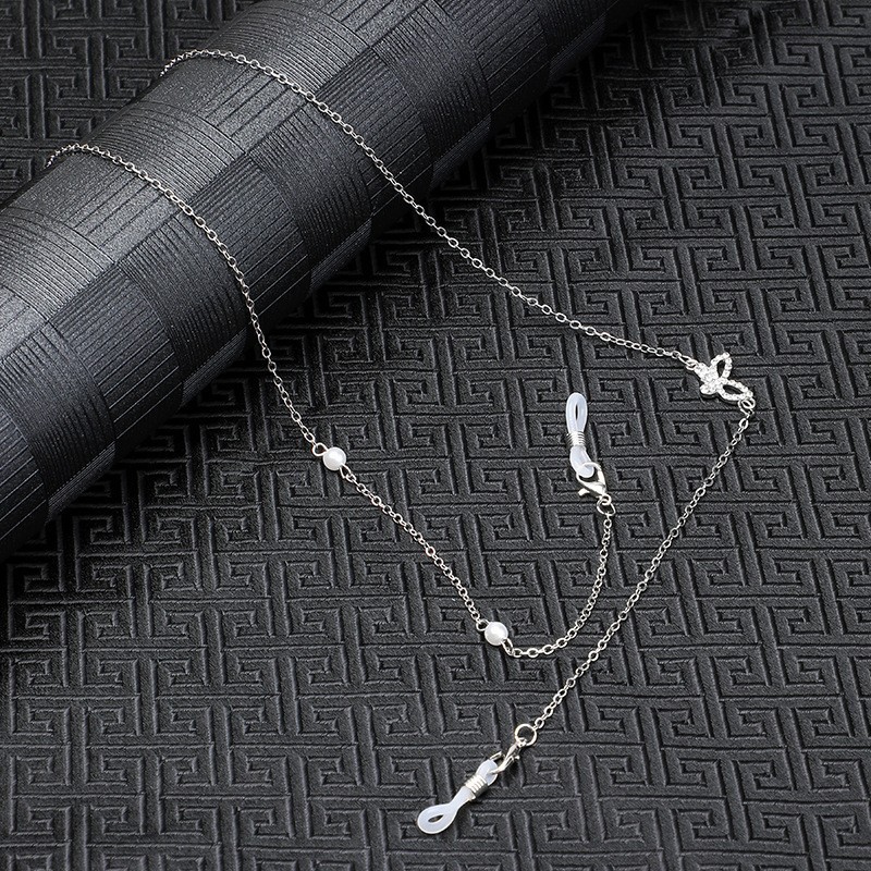 Colgar el cuello de la cadena de gafas de diamante de moda cadena de alta calidad transfronteriza acero baht mantenimiento de color diseño original gafas de sol cadena mujer image 15