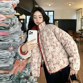 中老年女装设计感小众羽绒服女冬外套加厚韩系超好看独特短款面包