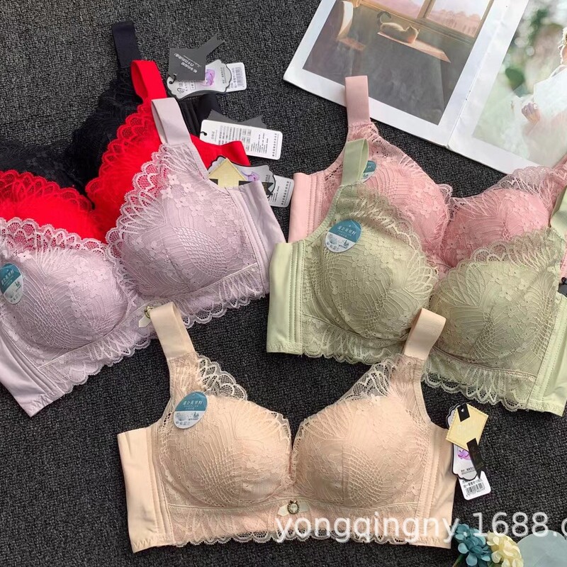 Wholesale supply ladies underwear sexy lace small chest gathered breathable no steel ring anti-sagging Affordable Price