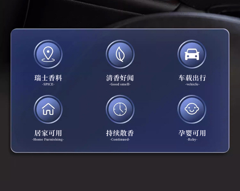 Popular Car Fragrance 1.0m Bear Star Car Perfume Internet Celebrity Fragrance Long-Lasting Light Scent Deodorizing Fresh Fragrance