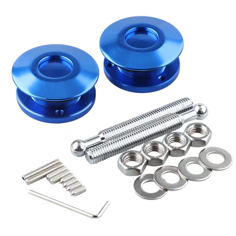 Cross-border hot-selling car modification accessories racing 62mm machine cover lock quick release button type bumper hood surround