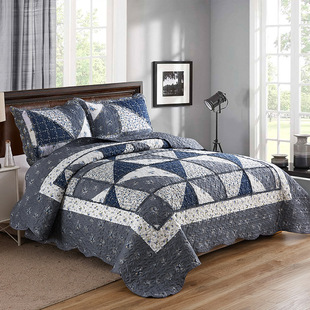 Foreign trade bed cover kit Pujiang quilt tile quilt air conditioning by factory direct washing bedding kit wholesale