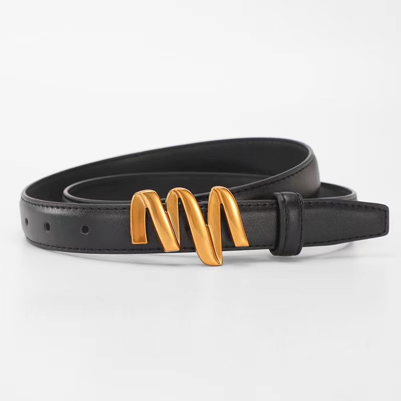 Arco de Triunfo cinturón de las mujeres nuevos pantalones vaqueros con cinturón de cuero genuino de las mujeres de moda todo partido decorativo de las mujeres de piel de vaca