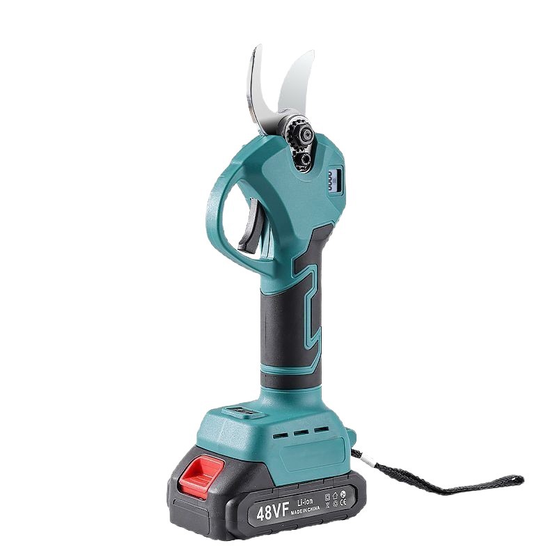 Fuente de fábrica tijeras de poda eléctrica de alta potencia de jardín de árboles frutales tijeras eléctricas de poda inalámbricas tijeras de cristal líquido de litio