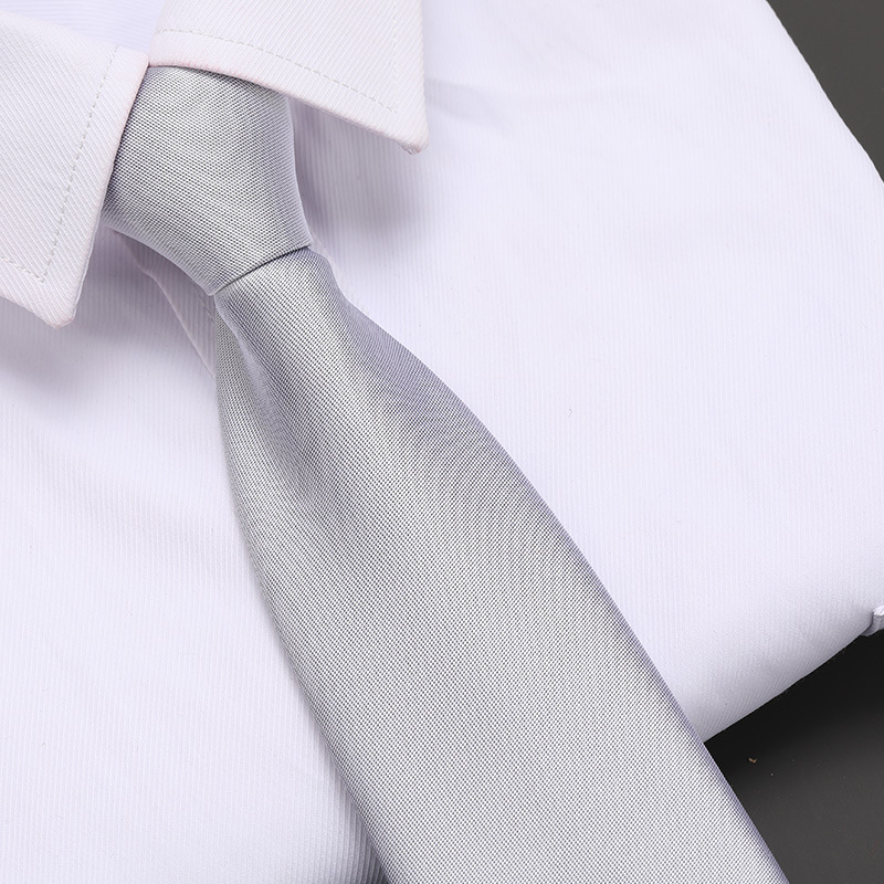 8cm 실버 솔리드 컬러 지퍼