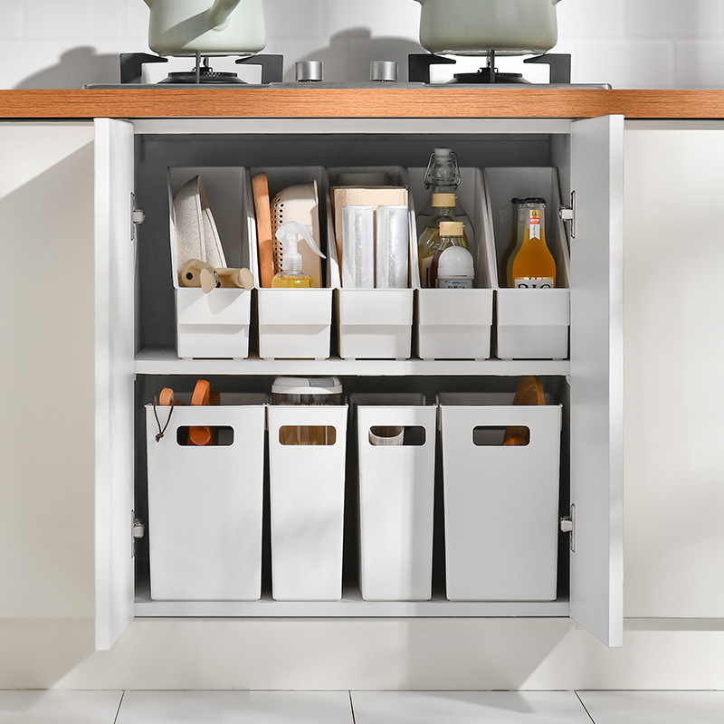 Kitchen cabinet storage box, organization box, storage basket, utensil and pot storage rack, sink storage rack