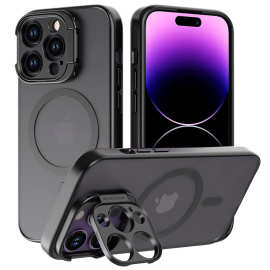适用苹果15保护套13pro镜头支点壳14磁吸手机壳iPhone15pro手机壳