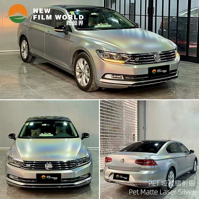 film factory direct wholesale whole Automotive Film - matte-surface-laser-silver