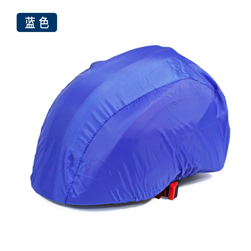 Casco de bicicleta cubierta de lluvia cubierta de casco de conducción anti-goteo anti-spating cubierta de protección de casco de verano de bicicleta cubierta de protección contra el viento