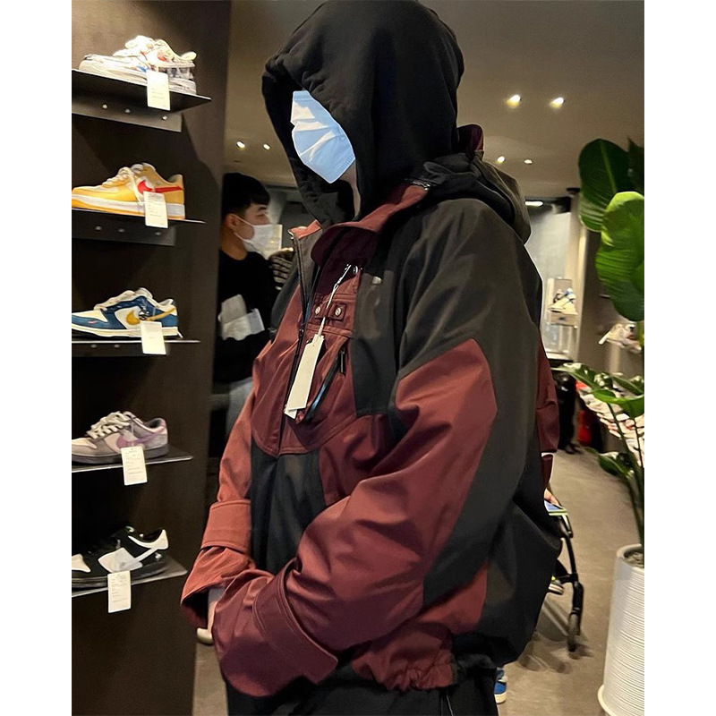 undermycar vibe structure hooded jacket men's fashion brand outdoor Armor jacket Ninja Turtle jacket