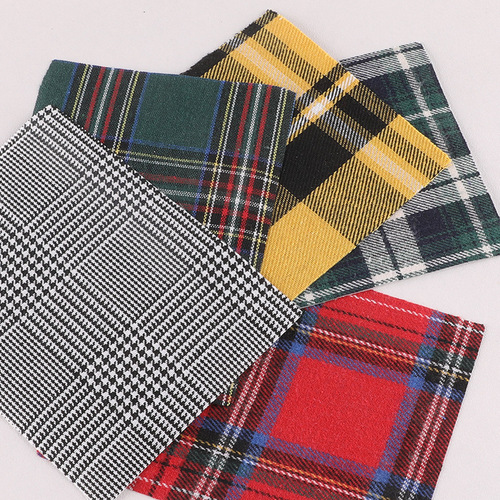 Grid fabric elbow patch for shirts and jackets, elbow patch for clothing accessories, knee patch, fabric label, can be cut freely, ironed fabric patch