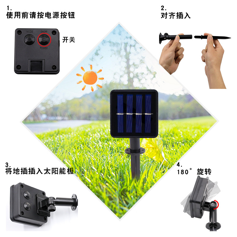 Guirnalda de Luces LED Solares para Exterior Impermeable IP55 con Control Remoto para Jardín