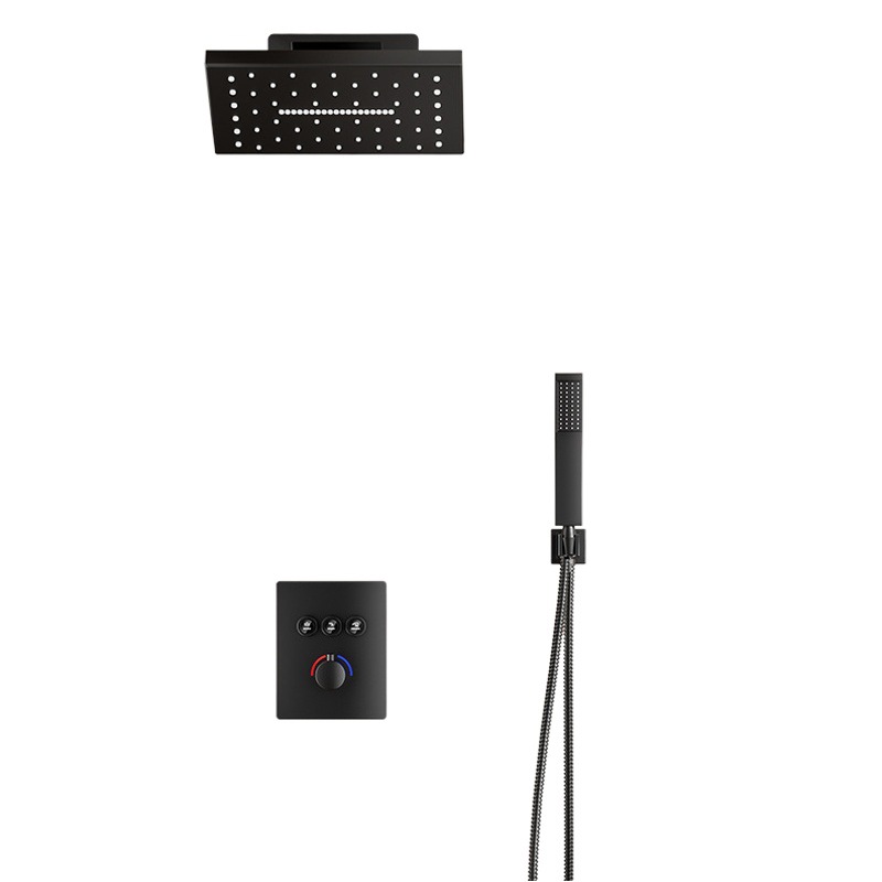 Cabeza de ducha traje de baño del hogar simple boquilla de ducha baño de cobre baño Baño ducha oculta