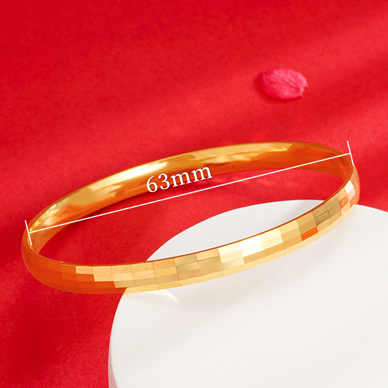 Vietnam oro flash mosaico pulsera del todo-fósforo de alta calidad antigua imitación oro pulsera accesorios nueva pulsera