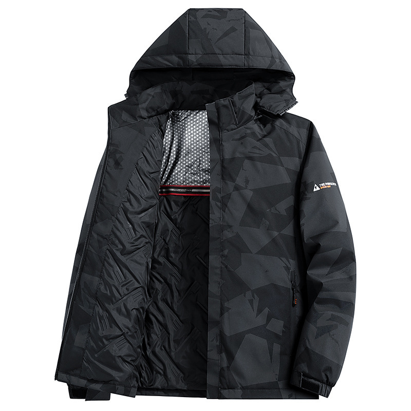 Chaqueta acolchada de algodón para hombre Chaqueta acolchada de algodón con capucha cálida para hombre 2023 Chaqueta de invierno nueva chaqueta acolchada de algodón de grafeno para hombre