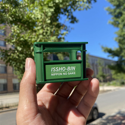Japanese Dollhouse Mini Beer Box Drink Basket Model Micro Accessories Photography Prop